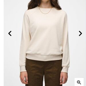 Prana Cozy Up Sweatshirt in Cream, small